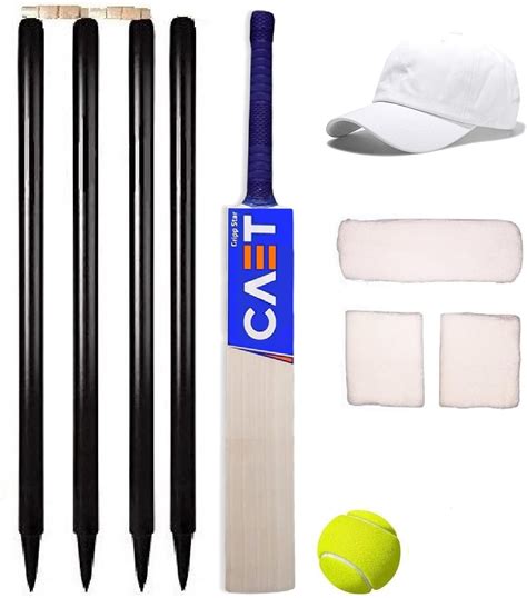 Buy Optimus® Cricket Kit Combo Set - 1 Plastic Bat 4 No. - 5 to 6 Yrs ...