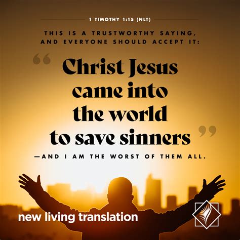 Jesus Came To Save Sinners