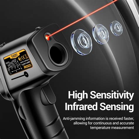 Cheap ANENG ANENG TH201 -50 celsius ~400 celsius -58 Fahrenheit ~752 Fahrenheit Non-Contact ...