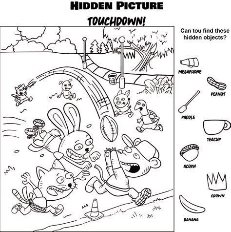 Free Printable Hidden Pictures Worksheets | Printable Worksheets