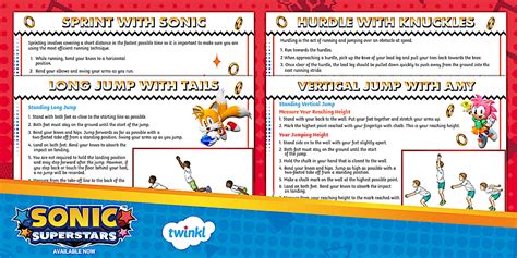 Sonic: Sonic Speed Athletics Activity