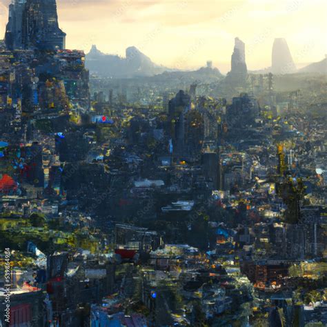 Alien City Concept Art 的图像结果