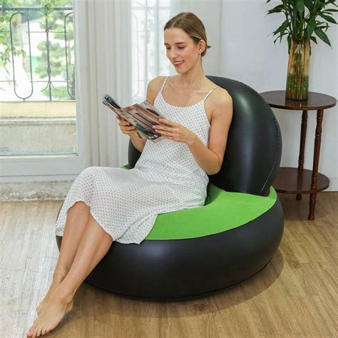 Inflatable Chairs For Adults,Blow Up Lounger Chair Inflatable Lazy Sofa ...