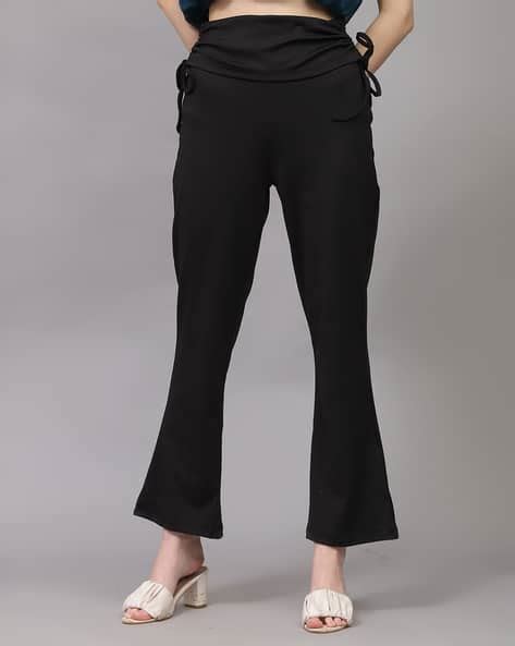 Buy Black Trousers & Pants for Women by Shein Online | sheinindia.in