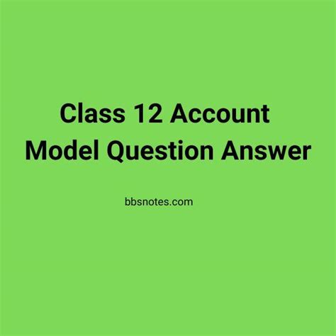 Image result for Class 12 Account Model Question Paper
