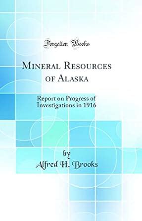 Buy Mineral Resources of Alaska: Report on Progress of Investigations ...