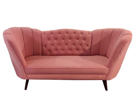 Peach Pink Couple Sofa For Home and Event Decor — Bharat Wholesales