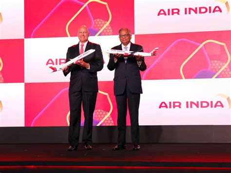 Air India shared a picture of the first aircraft with the new logo