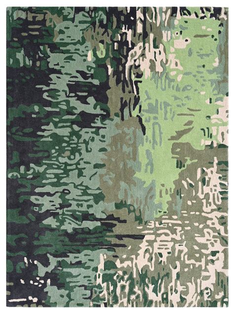 Shades of Green Handmade Rug – The Rugs Story