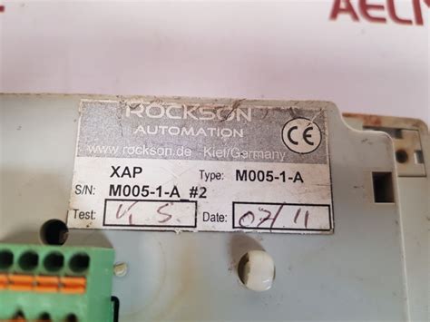 Rockson xap m005-1-a integrated control and monitoring system – Aeliya ...