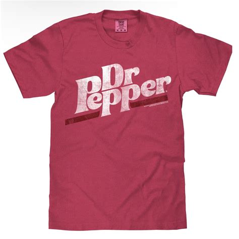 Red Slant Logo Dr Pepper Shirt | Dr Pepper Museum Gift Shop