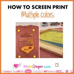 Image result for Screen Printing Multiple Colors Same Design