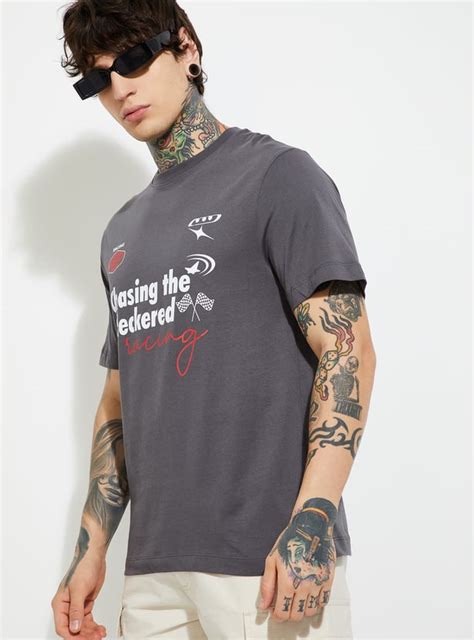 Buy URB_N Men Printed Regular Fit T-shirt Online at just Rs. 249.0 ...