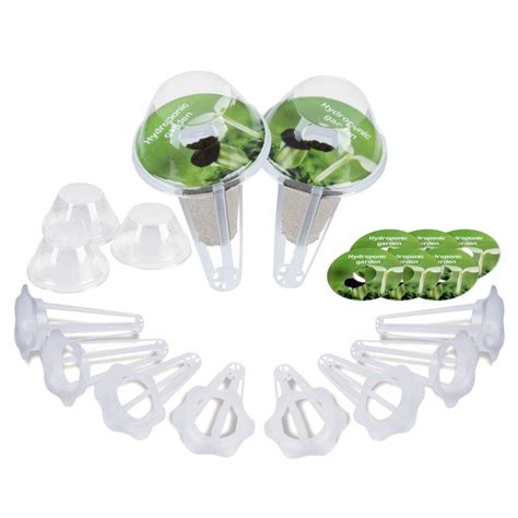 moistenland Seed Pods Kit with 50pcs Grow Baskets,50pcs Seed Pod Labels ...