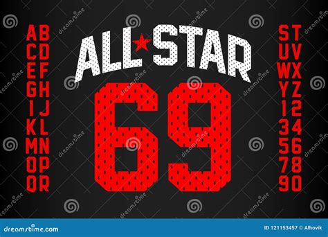 Sports uniform style font stock vector. Illustration of alphabet - 121153457