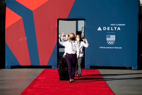 Team USA Sendoff LAX Hangar | Delta News Hub