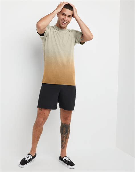 Hanes Men's & Big Men's Garment Dyed Dip Dye Ombre Tee Shirt, Sizes XS ...