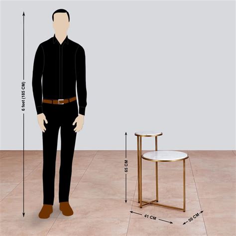 Buy Velvetica Marble Top Accent Table - Gold from Home Centre at just ...