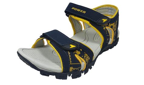 BATA Men's Power Sandals and Floaters (7 UK, Navy Yellow) : Amazon.in ...