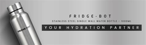 Wonderchef Stainless Steel Fridge-bot 1000 ml Each I Pack of 2 I Gift ...