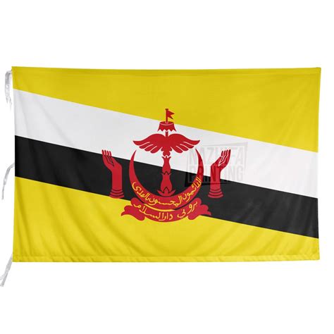 Nazhifa Printing - Brunei Darussalam Flag / Brunei Flag, Country Flag, Small-Large Size | Shopee ...