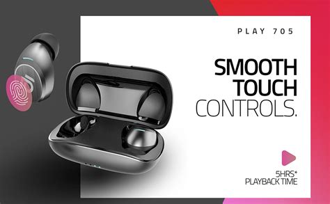 Molife Play 705 Bluetooth 5.0 True Wireless Earbuds with LED Indicator ...