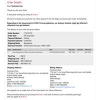 Evok — Missing parts defected parts