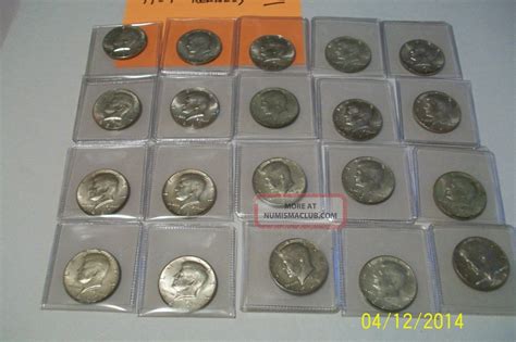 1967 Kennedy Half Dollars X 20