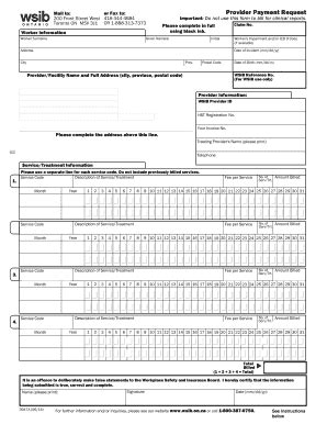 Canada WSIB 3947A 2016-2025 - Fill and Sign Printable Template Online
