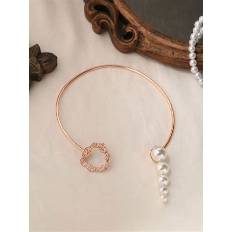 Buy Mitali Jain Audrey Rose Gold Statement Choker Online