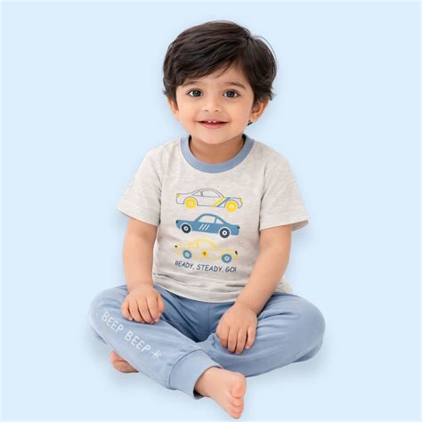 Ready Steady Go Cotton Pyjama Set – Mama and Peaches