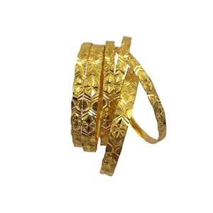 Buy MEHAK CURATORS Traditional One Gram Gold Plated Brass Gold Covering ...