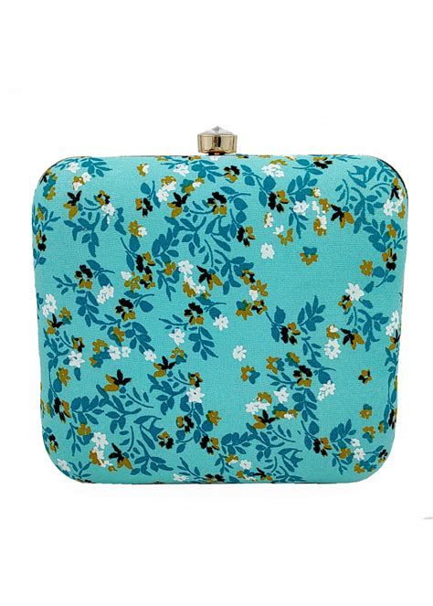 Get Delicate Floral Printed Box Clutch at ₹ 899 | LBB Shop