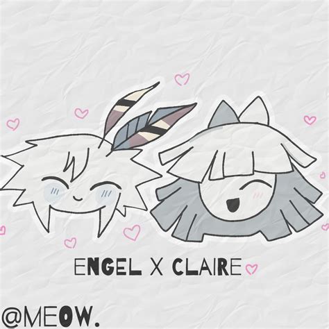 Engel X Claire (my otp ️ ️) | Милые рисунки, Демоны 2, Рисунки