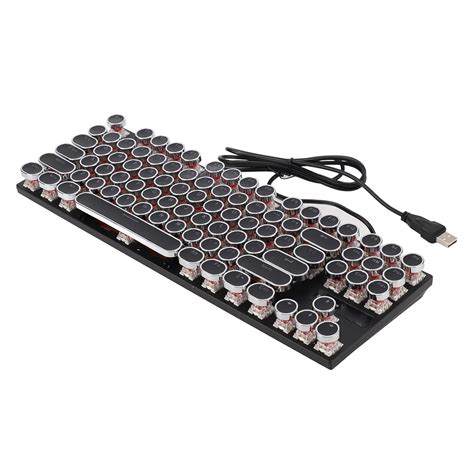 Red Switch Mechanical Keyboard, Color Blocking 26 RGB Lighting Effects ...