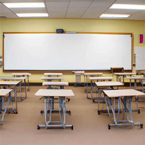 Empty Elementary School Classroom · Creative Fabrica