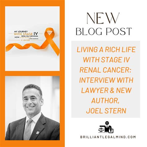 Living a Rich Life with Stage IV Renal Cancer: Interview with Lawyer ...