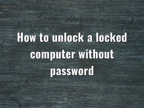 Image result for Unlocking Computer