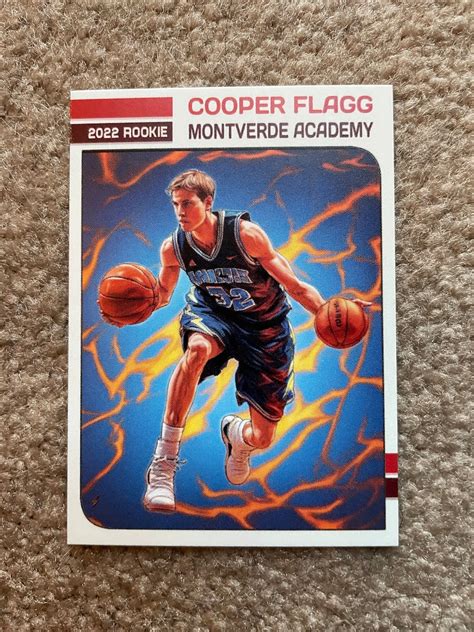 Only 50 Cooper Flagg Custom Rookie Card Montverde - Etsy