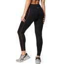 WOMEN BLACK MID-RISE WORKOUT LEGGINGS – Laasa Sports