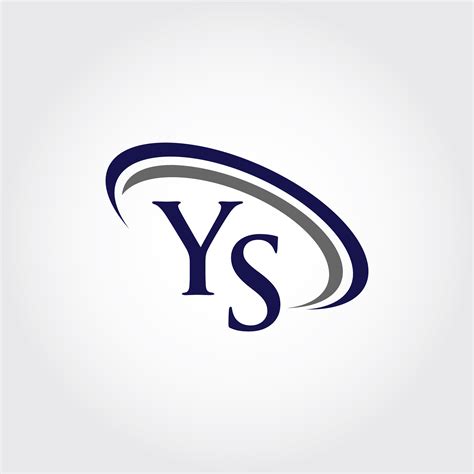 Monogram YS Logo Design By Vectorseller | TheHungryJPEG