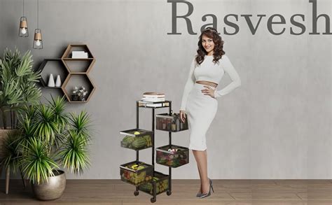 Rasvesh Metal Kitchen Trolley Kitchen Organizer Items and Kitchen ...