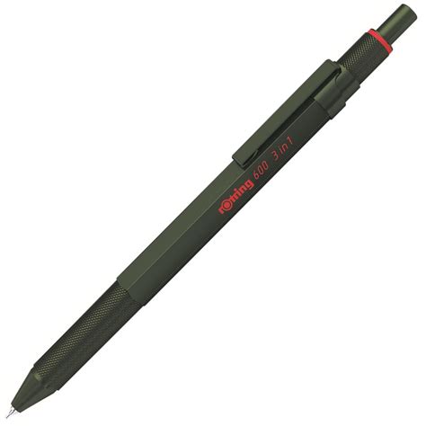 Rotring Multi Pen Camouflage Green 600 3 in 1 2159368 rOtring ...