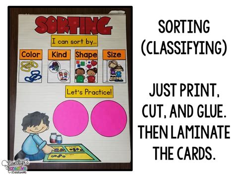 Image result for Sorting Anchor Chart