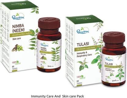 Dhootpapeshwar Neem & Tulsi IMMUNITY AND SKIN CARE Price in India - Buy ...