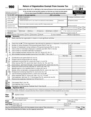 IRS 990 form | pdfFiller