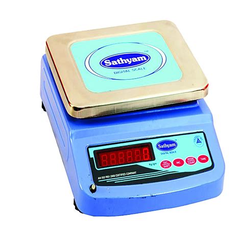 Sathyam Scale Inbuilt Rechargeable Weighing Scale TITC (MSTT175-10 ...