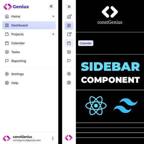 Image result for Sidebar React