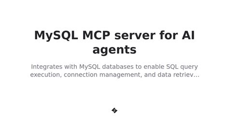 Image result for MCP MySQL