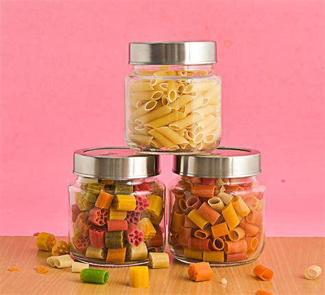 Buy MACHAK Glass Storage Jars with Lids Food Storage Jars Canisters ...